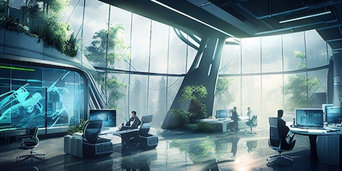 Futuristic Lobby