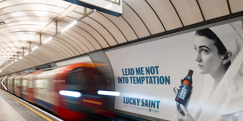 Lucky Saint out of home campaign 